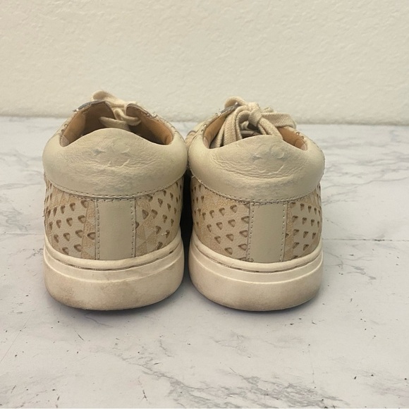 Lucky Brand Women’s 7.5M Triangles Off White Leather Lace Up Casual Snea…​​ - Picture 8 of 8